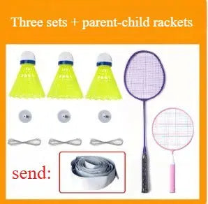 Badminton Single Training Set – Auto-Return Solo Practice Tool with Suction Cup Base wittoygame